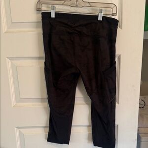 Black Camouflage Capri Leggings by Lululemon